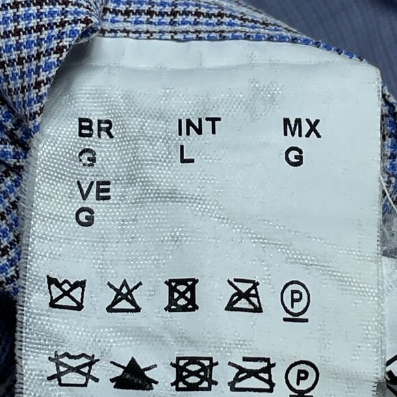 Hugo Boss Shirt Mens Sz L Blue Slim Fit Long Sleeve Button Up - Picture 6 of 7